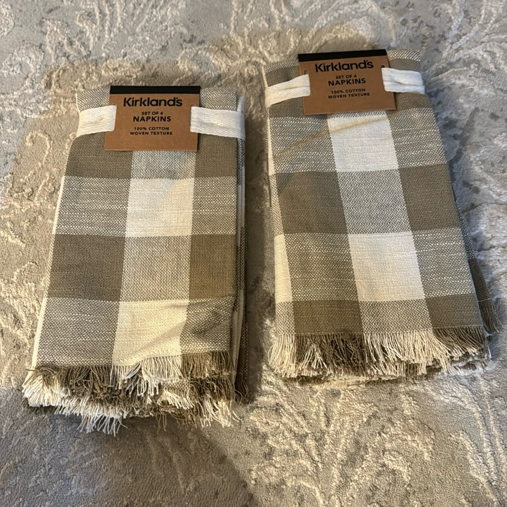 Kirklands woven kitchen napkins